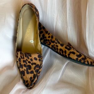 Leopard print loafers